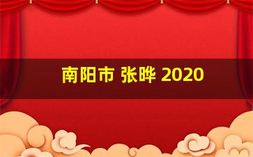 南阳市 张晔 2020